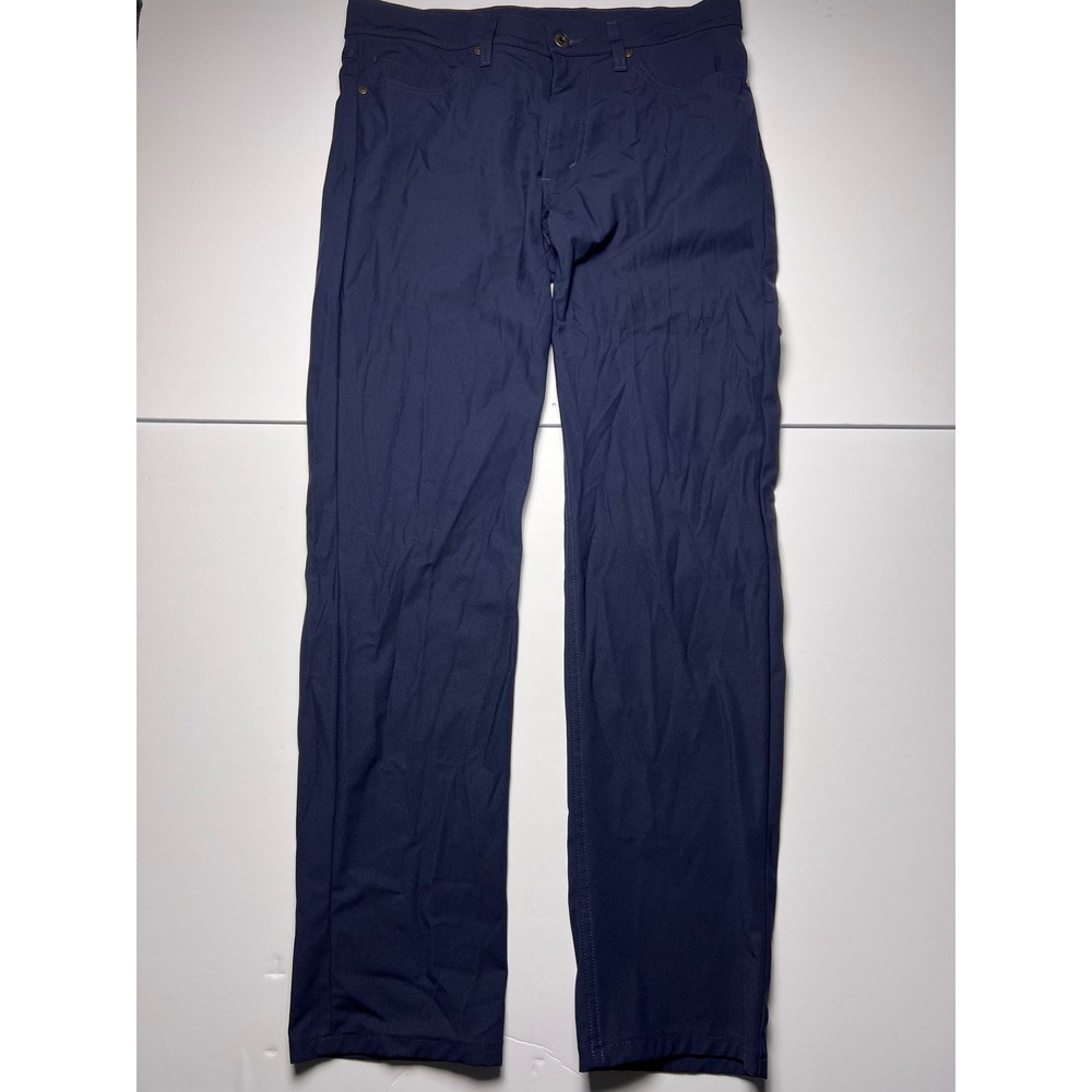 Levi Strauss 511 Slim Pants Mens 34x32 Navy Blue Engineered for Movement Tech